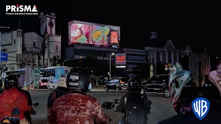 Warner Bros Wonka  OOH Campaign by Prisma Advertising  3D Billboard in Jakarta [upl. by Mitch]