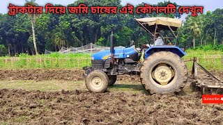 Deep Land Plowing with Big Tractor  Tractor power  Modern farming  Tractor video farming [upl. by Jeni]