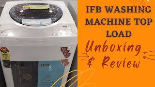 IFB 65 kg Top Load Fully Automatic Washing Machine Unboxing and Review  How to use Machine Tamil [upl. by Noed]