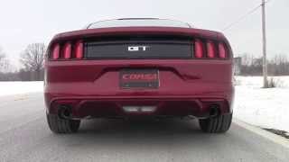 CORSA 2015 Mustang GT AxleBack Exhaust  SPORT [upl. by Corrinne]