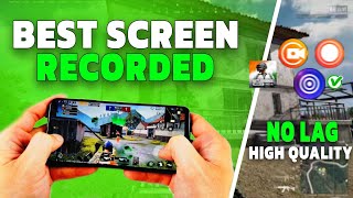 Best Screen Recorder No Lag For Bgmi As Pubg [upl. by Normi796]