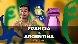 FRANCIA VS ARGENTINA GRUPO B FECHA 1  MUFASLIGA COPA AMÉRICA 2024 [upl. by Zamir]