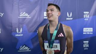 Hobbs Kessler Is Ready To Run Both The 1500m and 800m In Paris [upl. by Apurk]