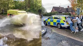 Emergency Services vs Flooded Rufford Ford The Police Become A FAIL Victim And More [upl. by Charles]