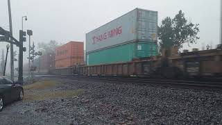 Norfolk Southern 274 flies Westbound through Suffolk Va [upl. by Grania]