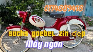 Sachs goebel zin đẹp máy ngon còn giấy sachs xưa cho ae sưu tầm [upl. by Robinet]