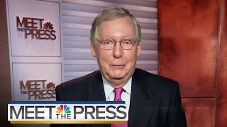 Mitch McConnell On Supreme Court Showdown Full Interview  Meet The Press  NBC News [upl. by Ueik632]