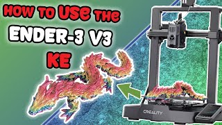 How to USE the Ender3 V3 KE  Unboxing and first impressions [upl. by Anigroeg]