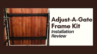 AdjustAGate Frame Kit Installation Review [upl. by Anerul]