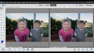 Photoshop Elements 13 PL – Poprawianie zdjęć grupowych [upl. by Oinota23]