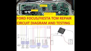 Ford focus TCM Opening Circuit diagram Testing Repair [upl. by Berliner]