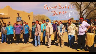 Group Buffalo Dance 2023 Part 1 San Juan Pueblo  Ohkay Owingeh nativeamerican Tewa NewMexico [upl. by Olivero]