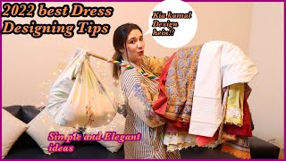 Dress Designing Tips  Simple Summer Design’s  2022 [upl. by Mou]