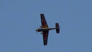 Matthias Dolderer at NitrOlympX Hockenheimring 2017 aerobatic display  Edge 540 [upl. by Koressa]