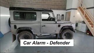 LandRover Defender Car Alarm and Immobiliser  Autowatch 457RLi  Insurance Approved Cat 1 Car Alarm [upl. by Rozamond]