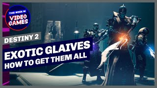 How to get the Exotic Glaives and how to complete the Report ReverseLure Quest in Destiny 2 [upl. by Nodanrb]