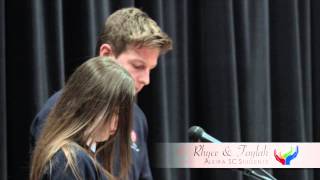 Alkira College Holocaust Remembrance Ceremony 2015 [upl. by Florri]