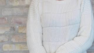 Gratis strikkeopskrift Patentstrikket Sweater af Rito Krea [upl. by Carolin776]