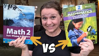 Apologia vs Generations Homeschool Math Curriculum [upl. by Stearn742]