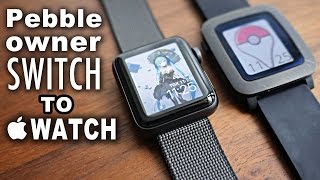 APPLE WATCH 2 or PEBBLE｜Apple Watch Series 2 Unboxing and Comparison｜First Impressions [upl. by Eciralc]