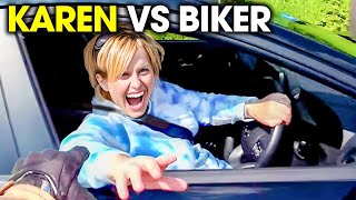 KARENS VS BIKERS  EPIC amp CRAZY MOTORCYCLE MOMENTS 2024 46 [upl. by Ayotol]