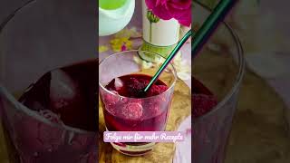 Pink Drink Rezept  Sommer Getränk mit Hybiskus Tee Hollunder Sirup und Kokos Drink  super fresh [upl. by Sommers]