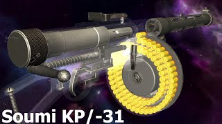 How a Suomi KP31 Works  Finnish WW2 Submachine Gun [upl. by Jon817]