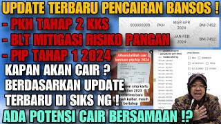 BANSOS PKH TAHAP 2 BLT MITIGASI RISIKO PANGAN amp PIP CAIR BERSAMAAN  INI UPDATE TERBARU SIKS NG [upl. by Paten]