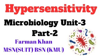 Hypersensitivity in UrduHindi  microbiology New Lecture  Chap 3 Part2 Important MCQS Pattern [upl. by Camella]