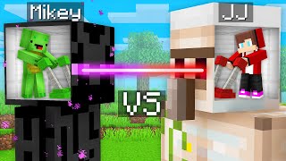 Mikey and JJ Control Mobs’ MIND Survival Battle in Minecraft Maizen [upl. by Micky]