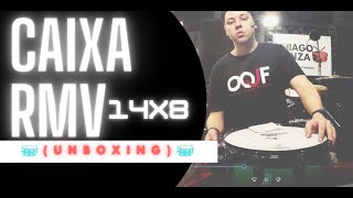 Caixa RMV 14x8  Unboxing  Thiago Panza Drum Channel [upl. by Ema758]