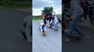 Unseen Skating Training Techniques 🤩🧐 inlineskating skater publicreaction skatingreaction [upl. by Junina36]