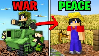 Minecraft but From WAR to PEACE… [upl. by Akinehs998]