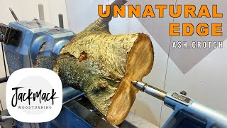 Woodturning  Unnatural Edge [upl. by Tatianna]