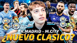 DAVOO XENEIZE REACCIONA A TODOS LOS REAL MADRID VS MANCHESTER CITY EN CHAMPIONS  ¿EL NUEVO CLASICO [upl. by Auqinihs909]