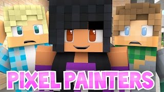 Garroth Laurance and Aphmau in Pixel Painters  Roleplay Minigames [upl. by Andri]