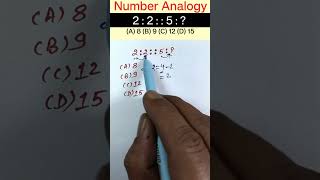 Number Analogy Reasoning Short Tricks  reasoning short tricks rrbntpcrrb ssccgl sscgd sscchsl [upl. by Ylle]