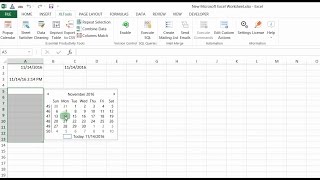 Easily insert and edit dates in Excel with the Popup Calendar [upl. by Felty907]