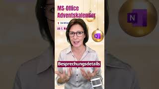 OneNote und Outlook Besprechungsdetails automatisch einfügen [upl. by Sidnak135]