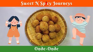 OndeOnde Recipe Traditional Snack of Indonesia [upl. by Pat]