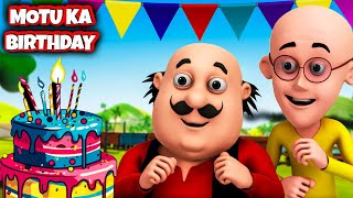 motupatlu Cartoon  Motu Ka Birthday  EP 70  Kids Only [upl. by Mikkanen]