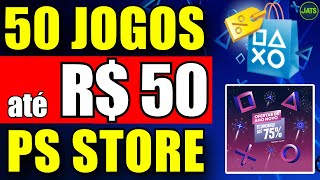 NOVA PROMOÇÃO NO PS4 E PS5  50 JOGOS BARATOS até 50 REAIS NA PROMOÇÃO DE ANO NOVO PLAYSTATION [upl. by Airtened856]