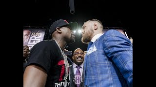 Floyd Mayweather vs Conor McGregor Final Toronto Staredown  MMA Fighting [upl. by Ecal]