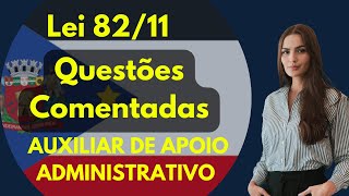 Concurso de Mogi das Cruzes  Auxiliar de apoio administrativo Questões comentadas Lei 8211 [upl. by Ortrude]