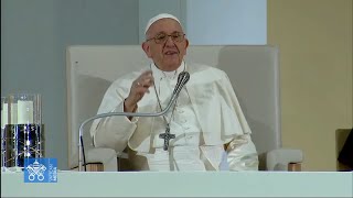 Discurso del Papa Francisco en la Vigilia con los Jóvenes en el Parque Tejo [upl. by Harlie]