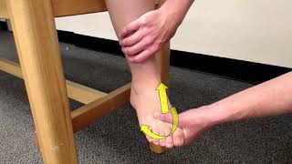 Kleigers Test Ankle Whitworth Athletic Training [upl. by Tina713]