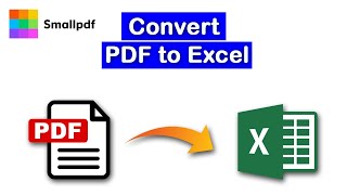 How to convert PDF to Excel in smallpdf free [upl. by Nolak]