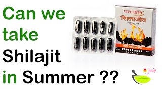 Patanjali shilajit side effects  can we take shilajit in summer  shilajit in summer season🔥 🤦 [upl. by Llertac]