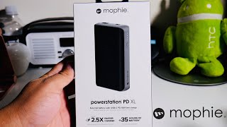 Mophie Powerstation PD XL Unboxing Type C 18W Fast Charge amp 10050 Mah [upl. by Arny]