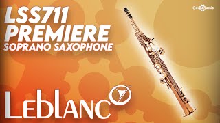 Leblanc LSS711 quotPremierequot Soprano Saxophone Dark Lacquer  Gear4music orchestral [upl. by Ellebyam]